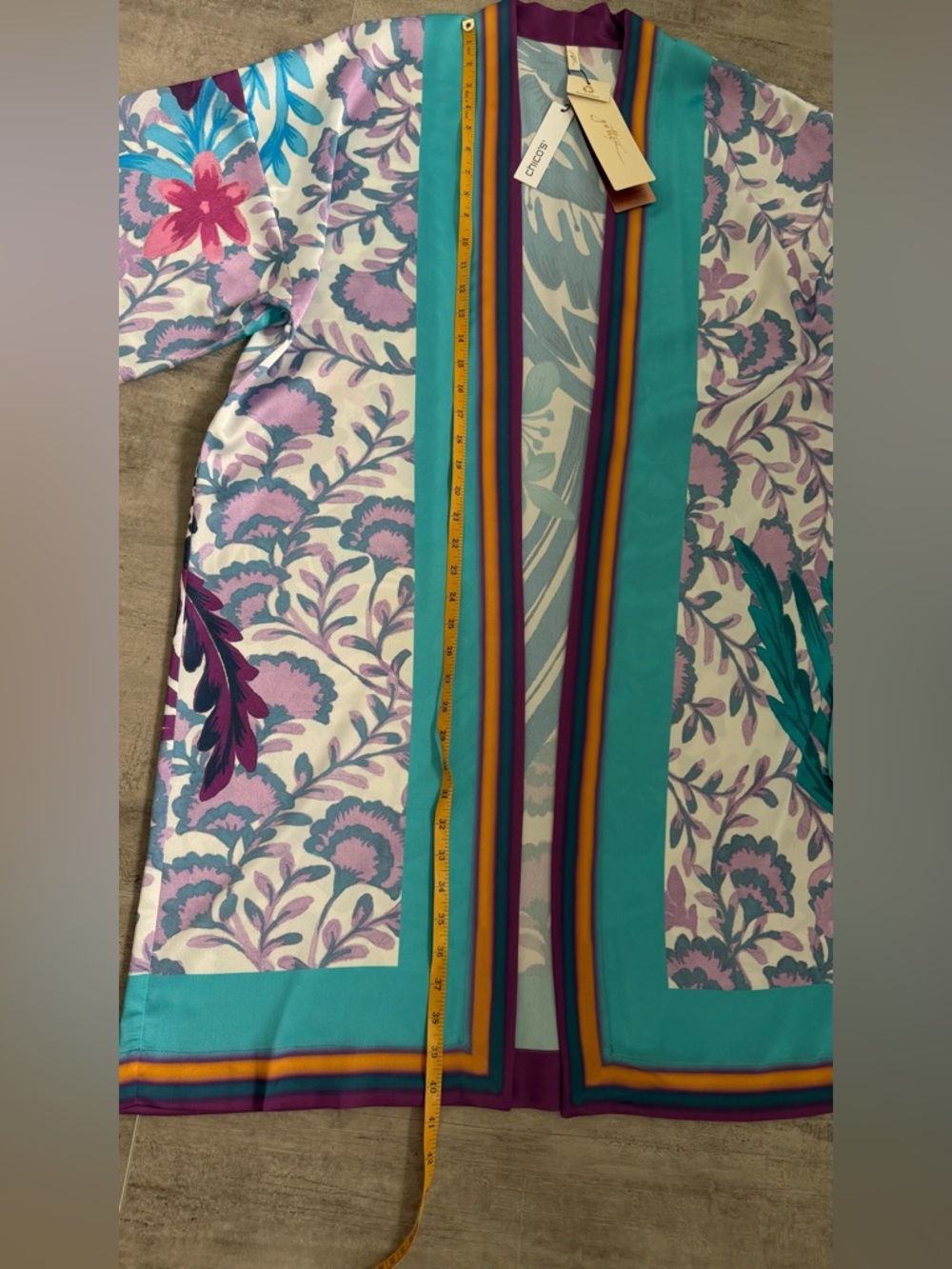 NEW NWT Gottex Bali Kimono Swim Cover Up Robe Medium - Picture 11 of 14